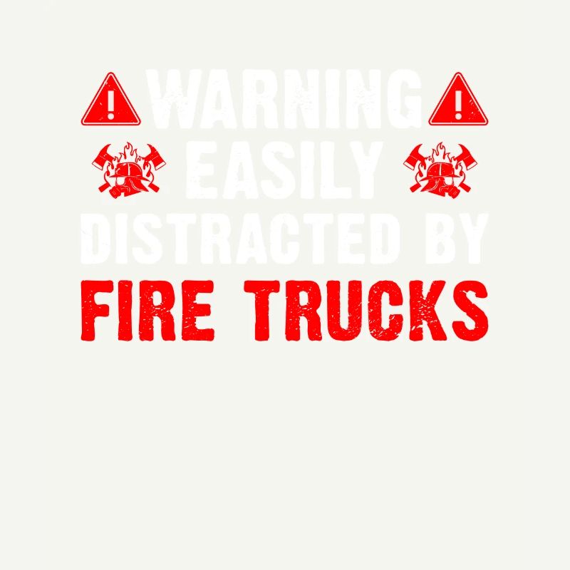 Facilement distrait par un pompier de camion de pompiers