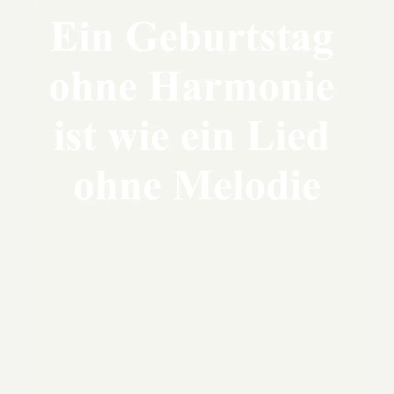 Harmonisches Geburtstagslied