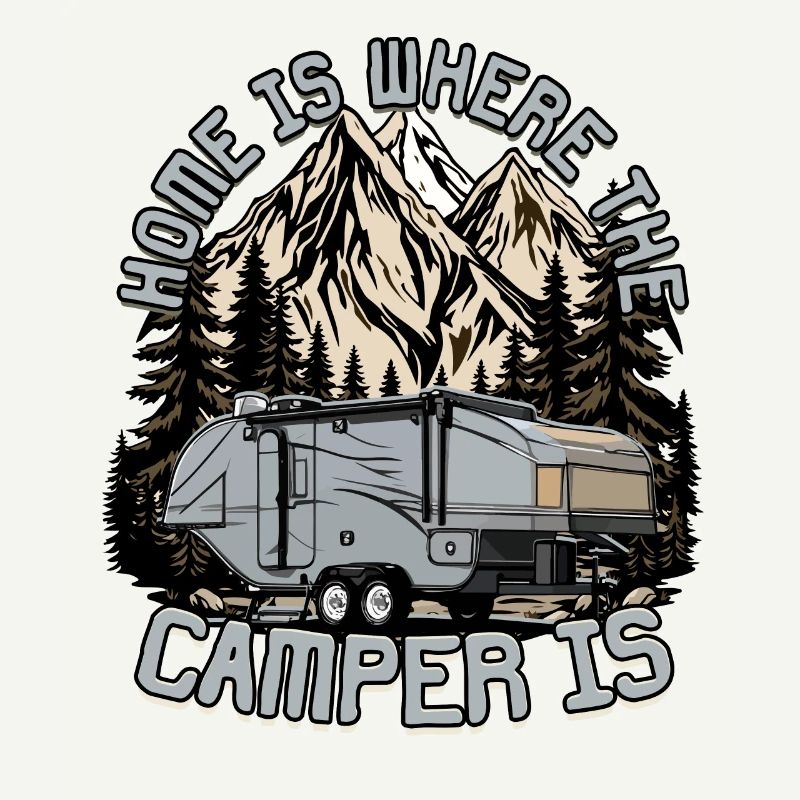 Pop Up Camper Home Is Where The Camper Is