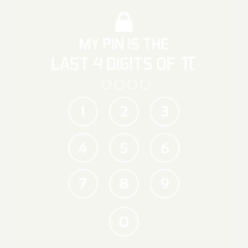 Mon code PIN est les 4 derniers chiffres de la balise pi