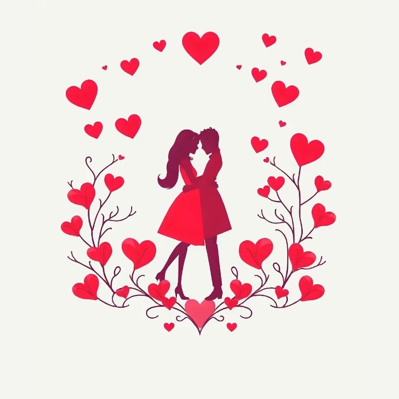 Design de la Saint-Valentin