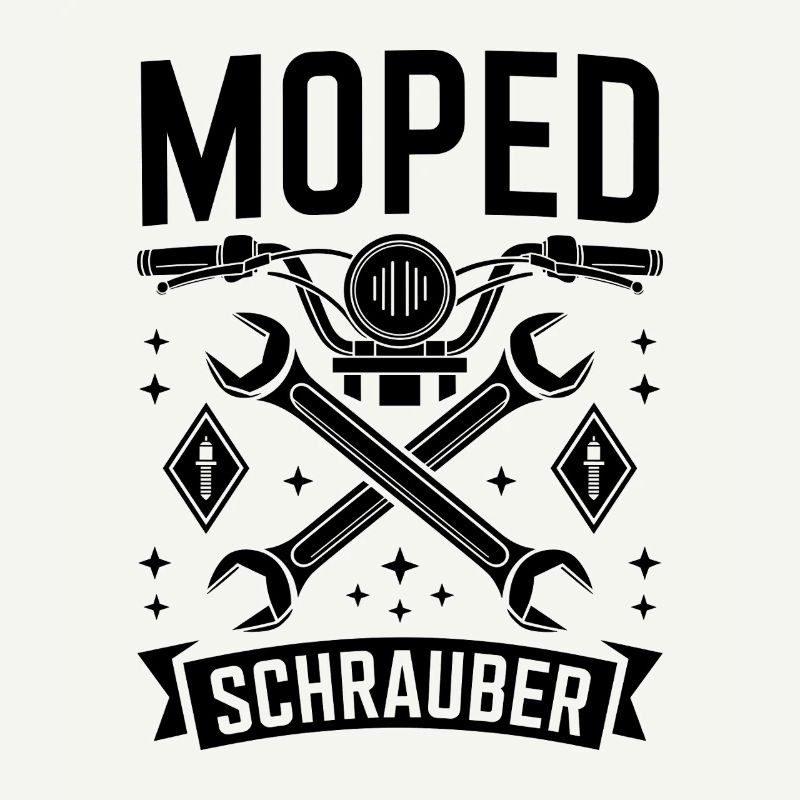 Moped Mechanic Tuning Moped Driver