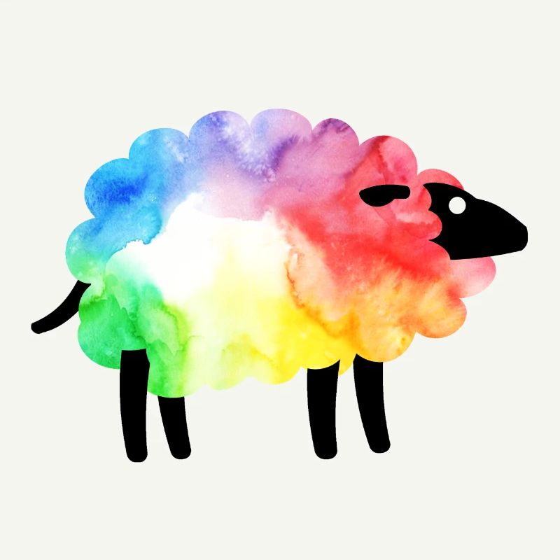 Regenbogen-Schaf
