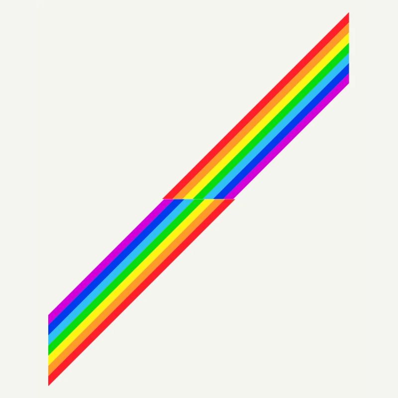 Regenbogen Rainbow Retro Geschenk