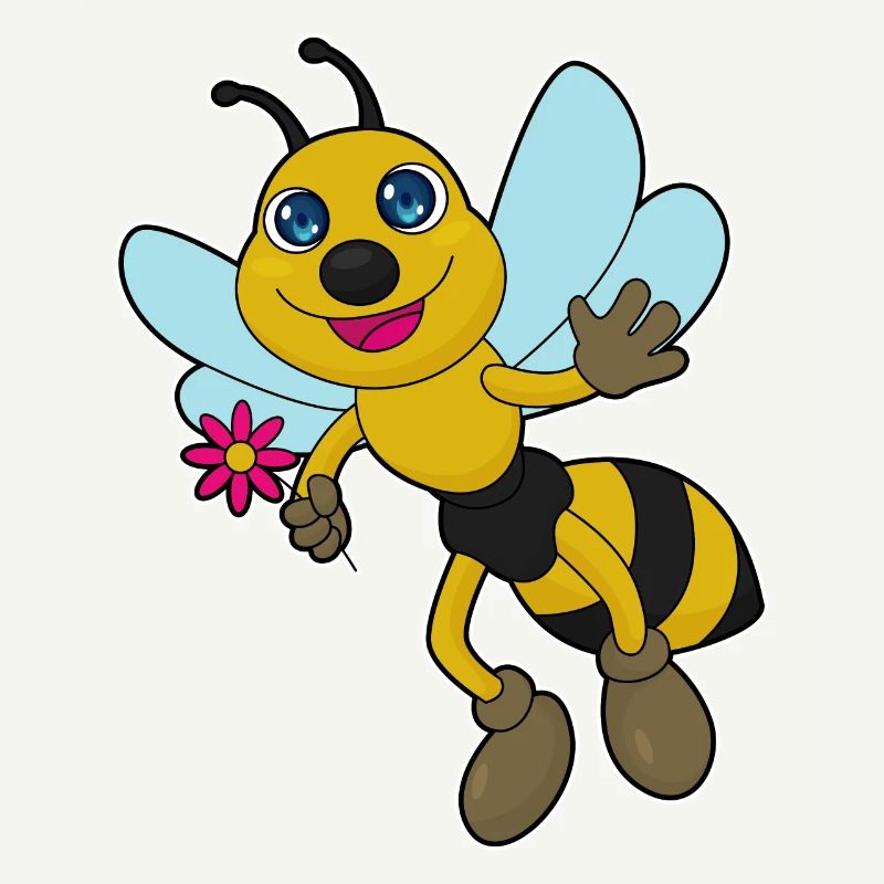 Abeille à fleur