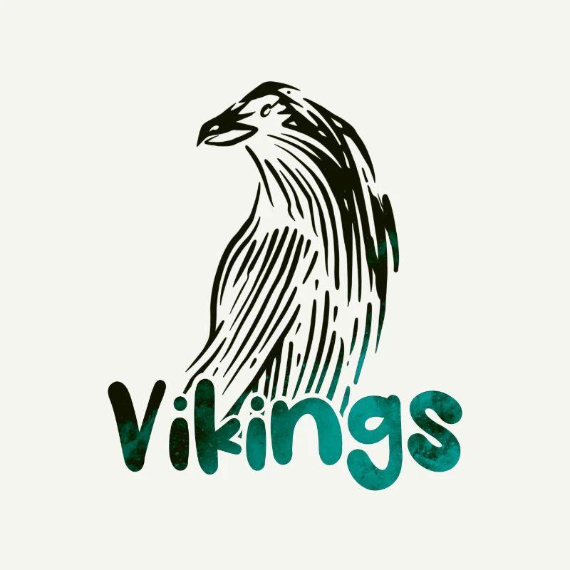 Corbeau logo Vikings