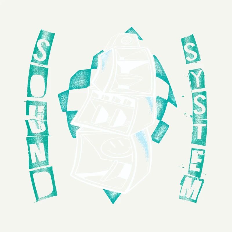 KOSTENLOSES Soundsystem Techno-Party-Kunst