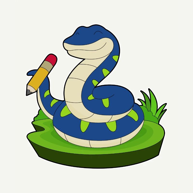 École de crayon Snake Student