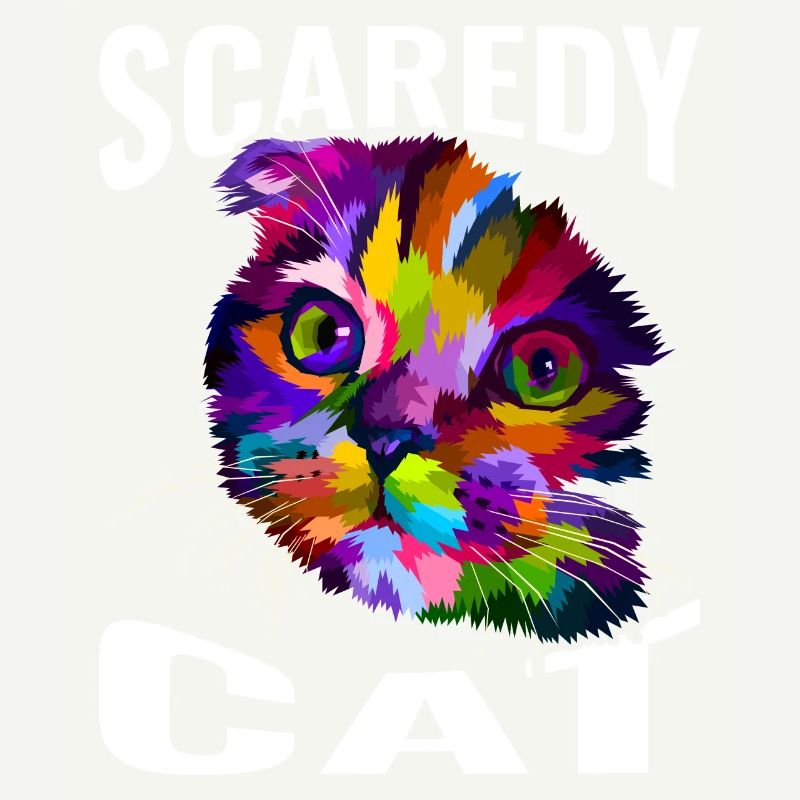 Chat effrayé