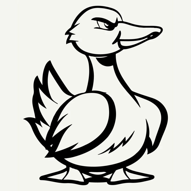 Bande dessinée de canard