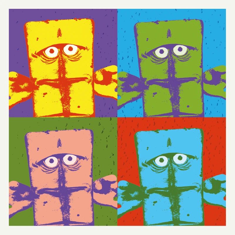 Bernd Das Brot Pop-Art Buntes Design