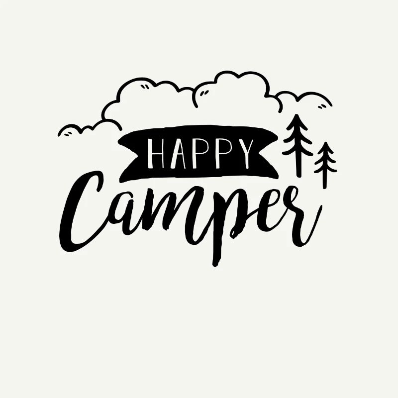Campeur heureux