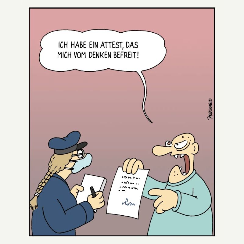 4256 VollpfostenIdiotenSchlappschwanzattest