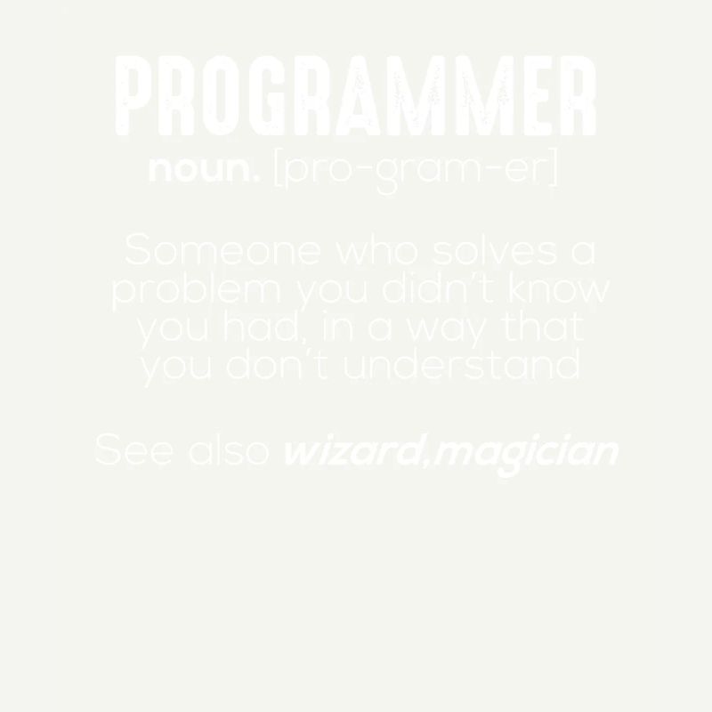 Signification drôle programmeur
