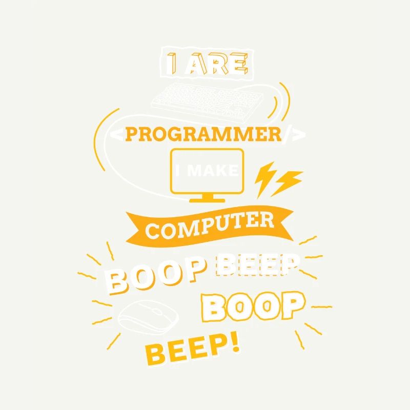 Programmer Tshirt Gift Funny Boop Beep