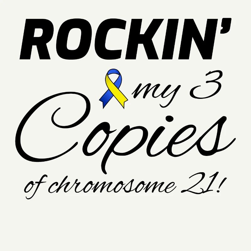 Down-Syndrom-Bewusstsein Rockin' Chromosom 21