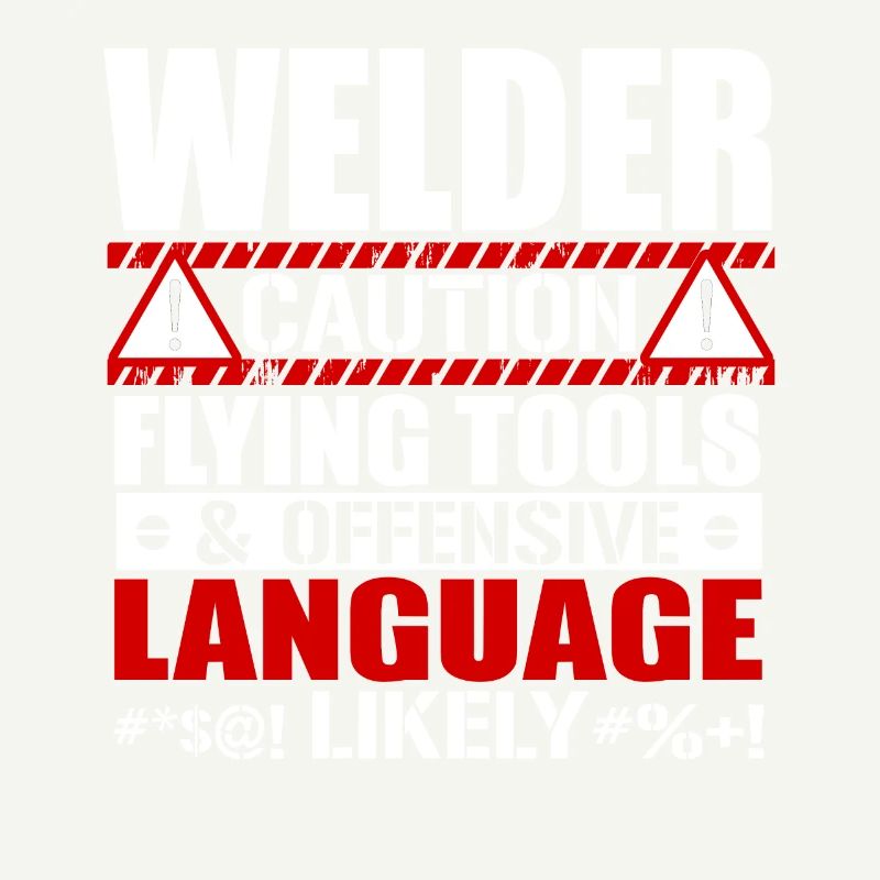 Welder Caution Flying Tools