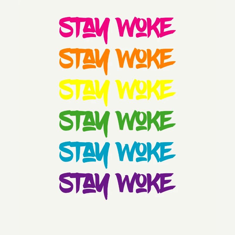 Bleib Woke Pride Rainbow