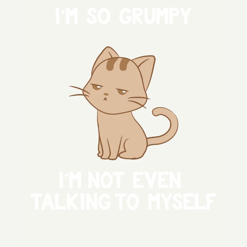 Grumpy Cat -Katzen-Shirt