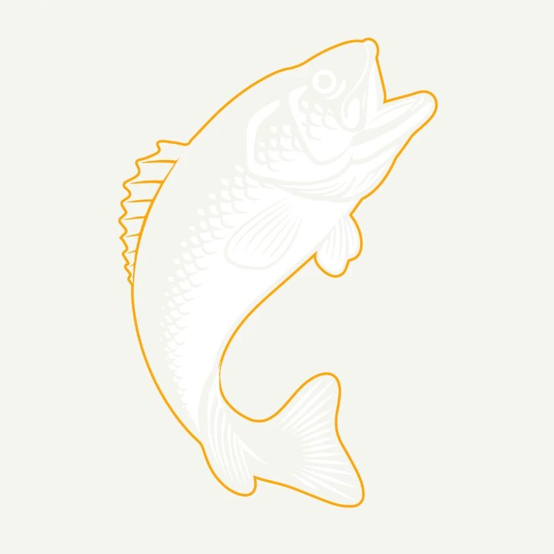 Fisch Silhouette Karpfen
