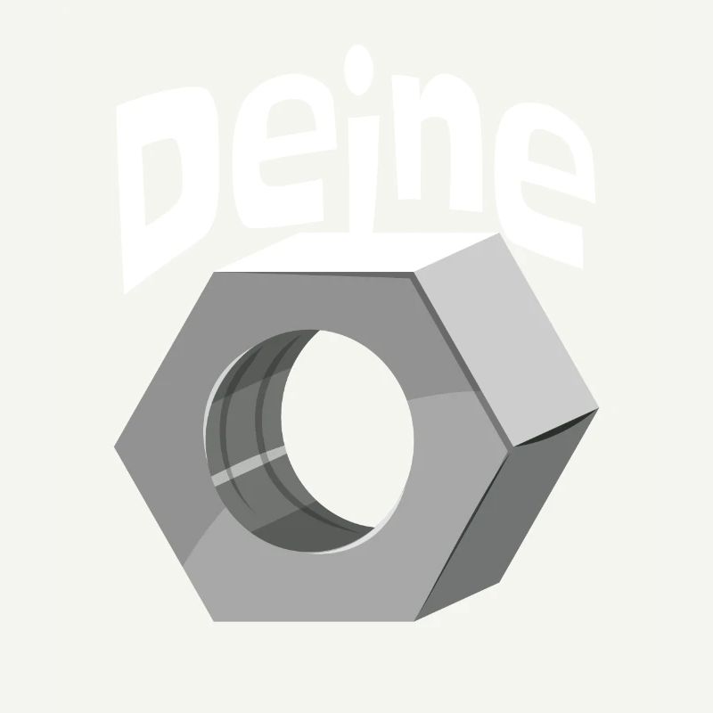 Deine Mutter Schraubenmutter Schlosser Handwerker