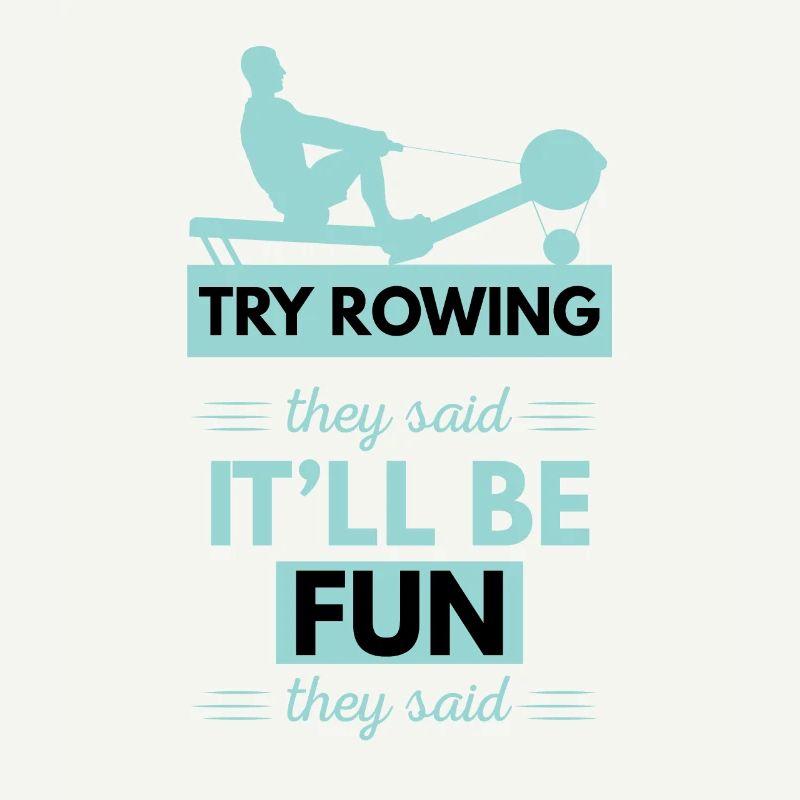Try Rowing They Said Weight Training Fans Rowing Machine