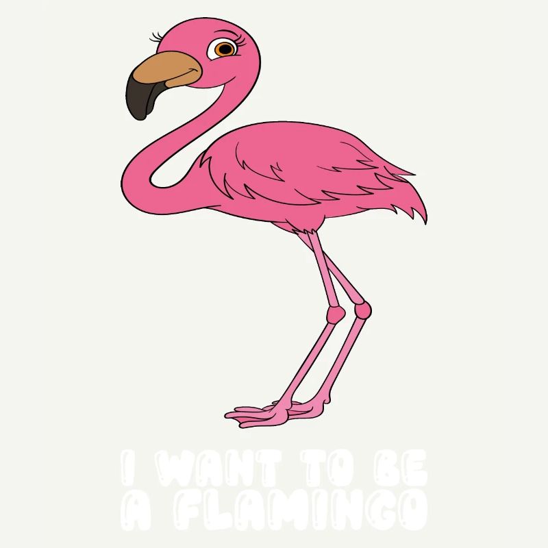 Funny flamingo graphics