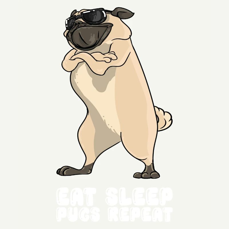 Eat Sleep Pugs Repeat