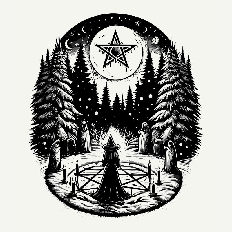 Witch's Winter Solstice Yule Celebration