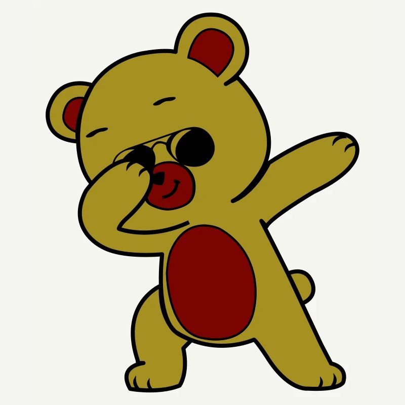 dabbing bär cool