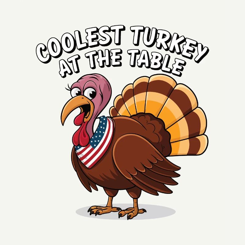 Dinde drôle de Thanksgiving