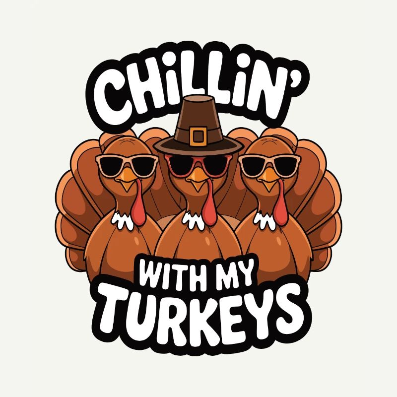 Dinde drôle de Thanksgiving