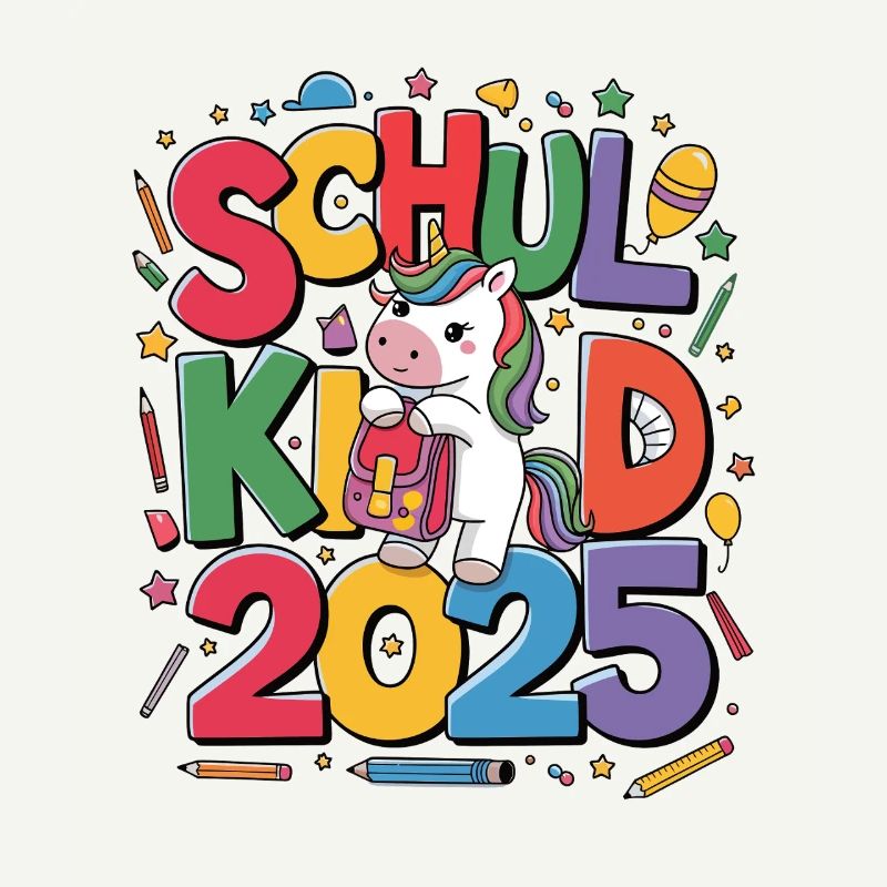 Schulkind 2025 Einschulung Schulanfang