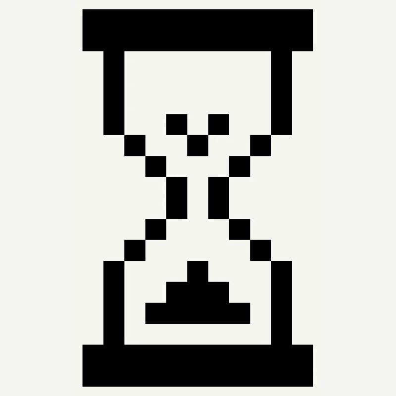 Computer Hourglass - Wait Concept