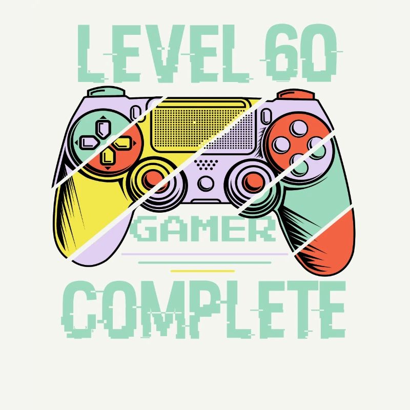 Level 60 Complete 60 Years Gamer Level 60 Complete