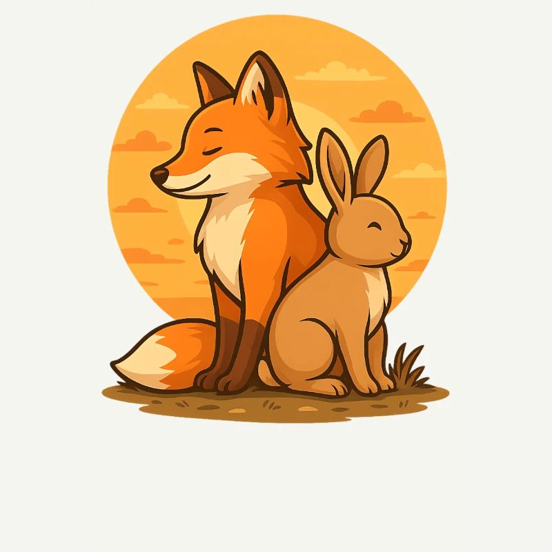 Fuchs und Hase