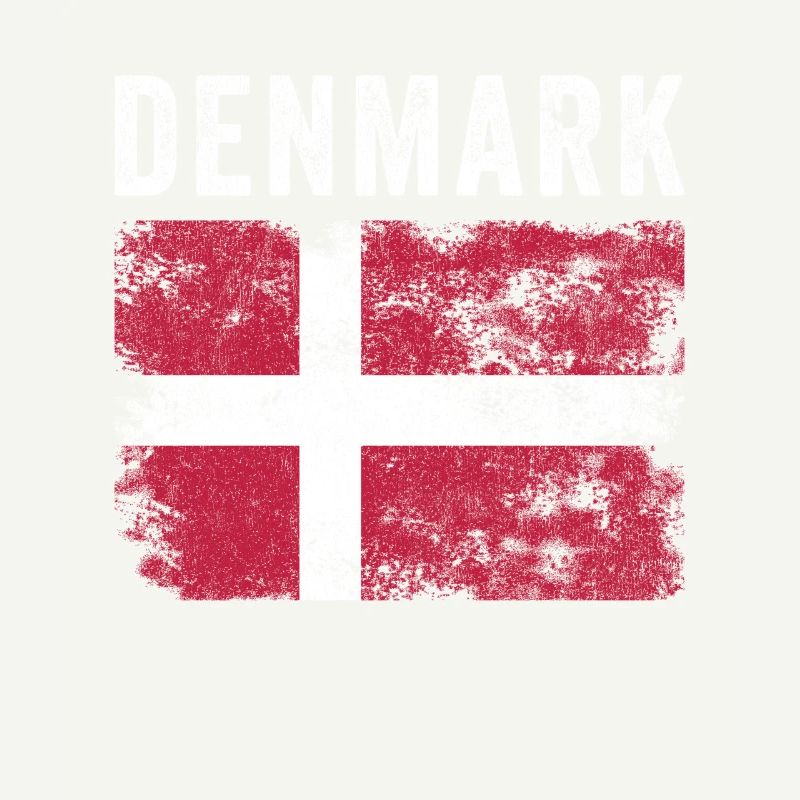 Denmark Flag Distressed - Danish Flag