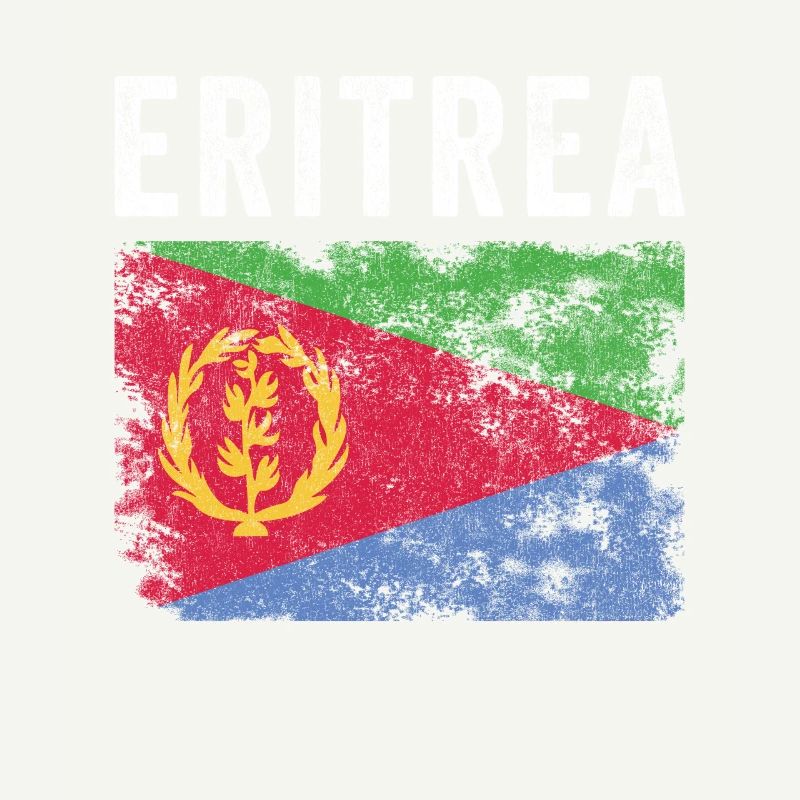 Drapeau érythréen en détresse - Drapeau érythréen