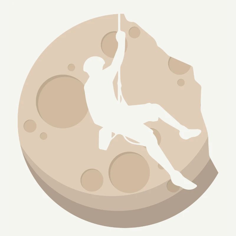 Escalade libre au clair de lune