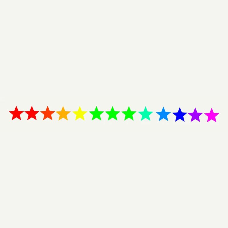Sterne Regenbogen bunt Geschenkidee