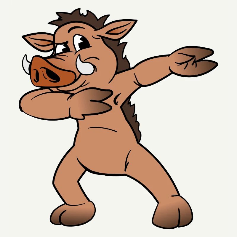Dabbing Dab Warthog