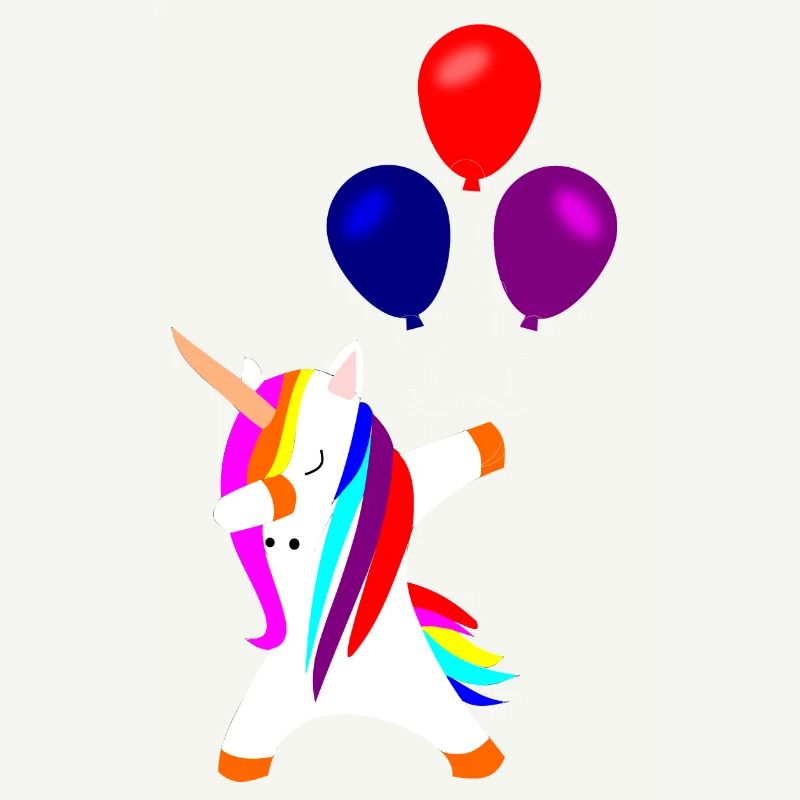 dabbing unicorn, dabbendes Einhorn Einhörner