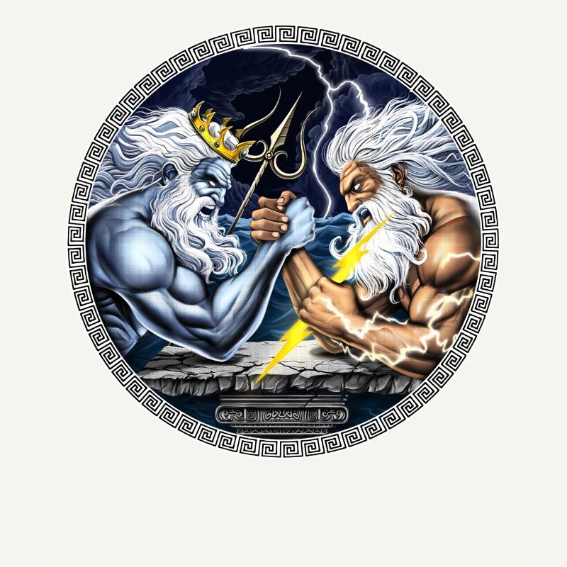 Zeus vs Poséidon Bras de fer