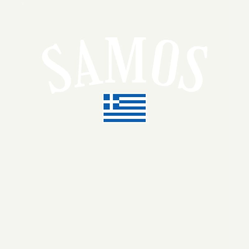 Samos Grèce Drapeau grec Grec