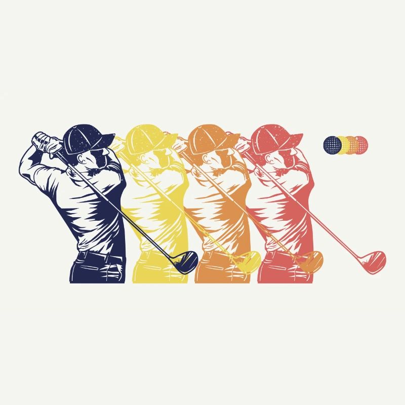 Golf Course Golfers Sequence