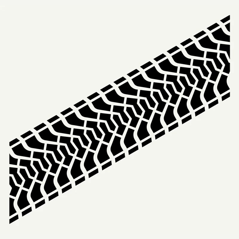 Reifenabdruck Diagonal