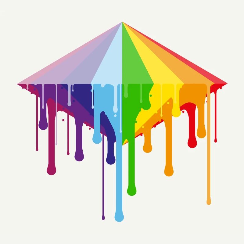 Melting Rainbow Diamond