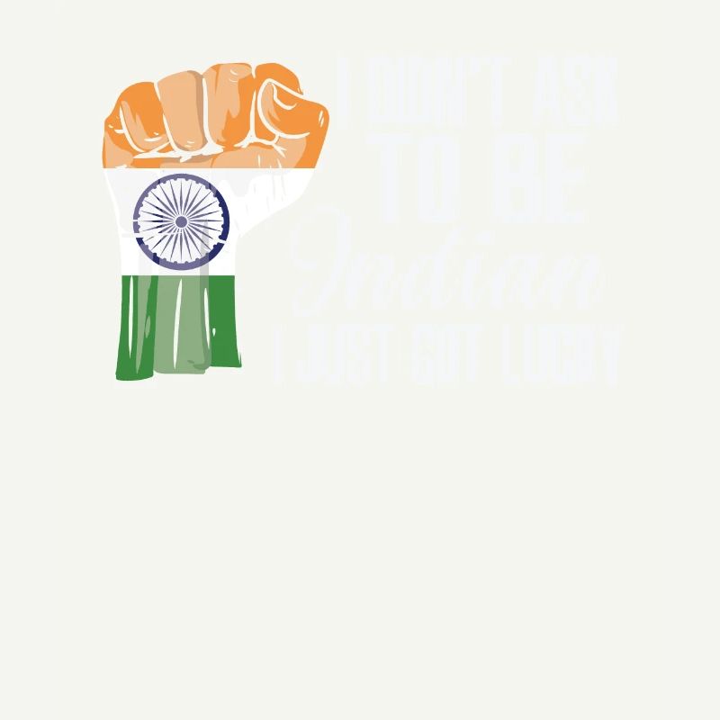 Fierté indienne Drapeau indien cultivé