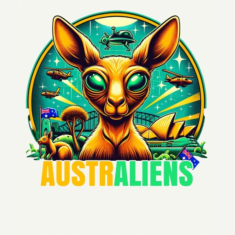 ausAustralia Roo Aussie Lustig Australien Känguru