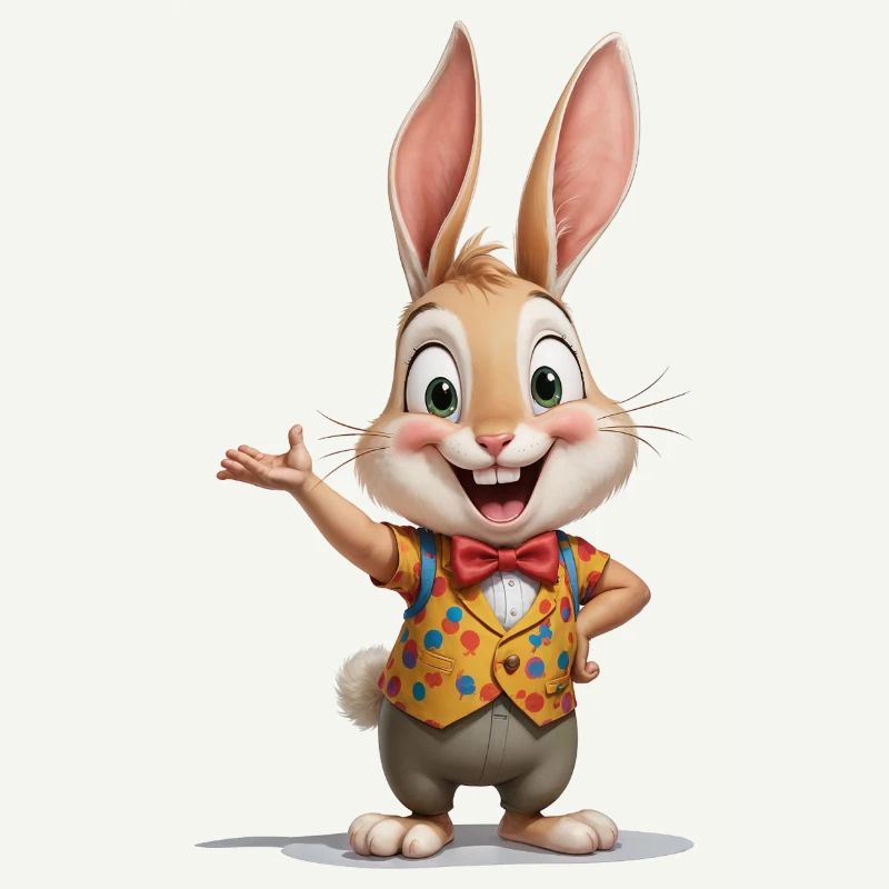 Happy rabbit